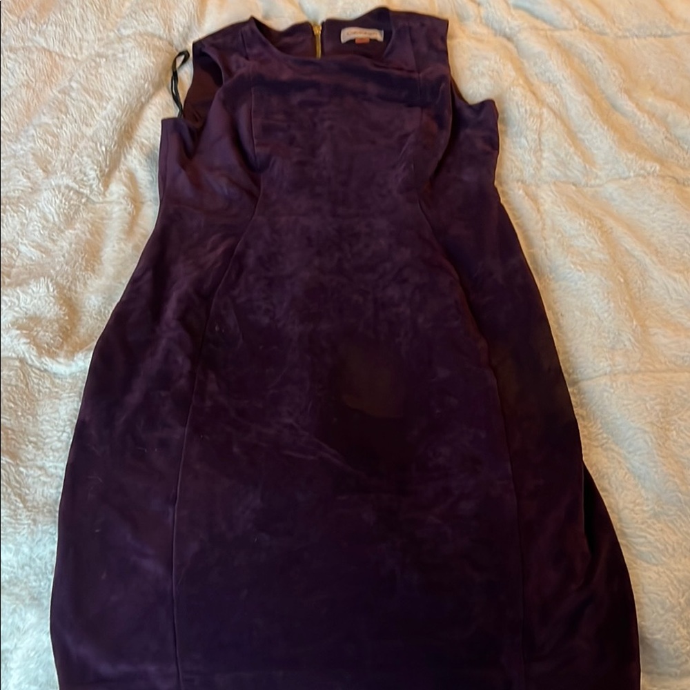 Calvin Klein Deep Purple Midi Dress